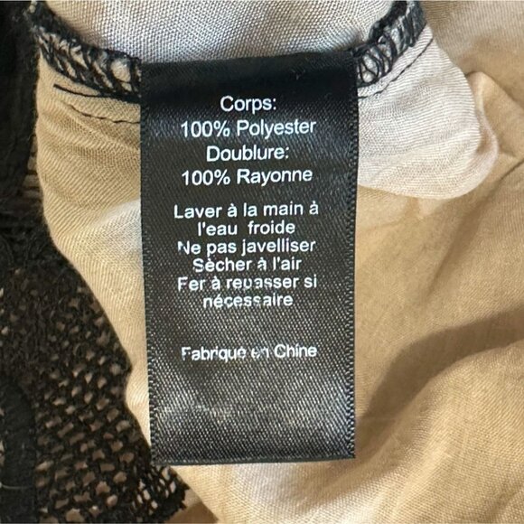 The Impeccable Pig Floral Black Lace Romper, Size S - Picture 12 of 15